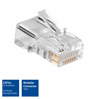 ACT AC4110 Modulaire CAT5E RJ-45 Connector - 10 stuks
