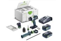 Festool TPC 18/4 4,0/5,0 I-Set QUADRIVE Accu klop-/schroefboormachine 18V 4.0/5.0Ah in Systainer - 577621 - thumbnail