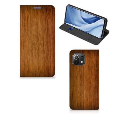 Xiaomi 11 Lite NE 5G | Mi 11 Lite Book | Wallet Case | Donker Hout