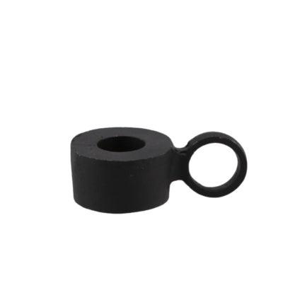 Daan Kromhout Kandelaar dobra metaal zwart 9 cm | 24 stuks