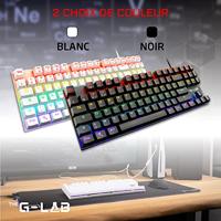 Speler -toetsenbord - de g -lab - keyz -mercury -b/fr - Mechanics - TKL - zwart - thumbnail