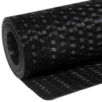 VidaXL Balkonscherm 300x80 cm poly rattan zwart