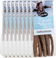 Meenk Kindly's zoethout stokjes zakje 50gr (8x 5 stuks) - thumbnail