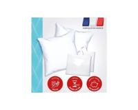 DODO Pack 2 trendy kussens 60x60cm + 2 waterdichte kussenbeschermers 60x60cm - 100% Polyester vulling - thumbnail