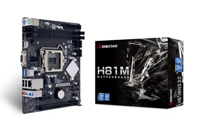 BioStar H81MHV3 3.0 H81 Moederbord Socket Intel LGA 1150 Vormfactor Micro-ATX Moederbord chipset Intel® H81