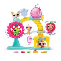 BANDAI - Littlest Pet Shop - Fun Factory boxset - Speelset met 2 dieren, decor en accessoires - BF00519 - thumbnail