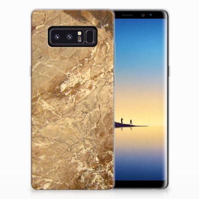 Samsung Galaxy Note 8 | TPU | Siliconen hoesje | Marmer Creme
