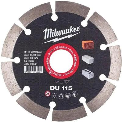 Milwaukee Diamantdoorslijpschijven DU DU 115 mm 1 st - 4932399521