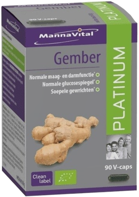 Mannavital Gember Platinum Capsules