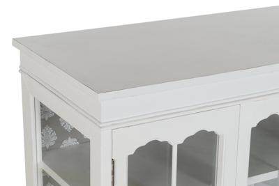 Dressoir DKD Home Decor Wit Kristal Spar 142,5 x 40,5 x 101,5 cm