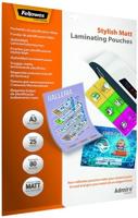 Fellowes lamineerhoes Admire Stylish Matt Enhance80ft A3, 160 micron (2 x 80 micron), pak van 25 stuks - thumbnail