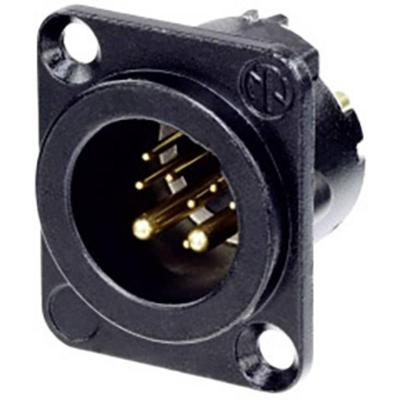 Neutrik NC10MD-LX-B-CON XLR-connector Flensstekker, contacten recht Aantal polen: 10 Zwart 1 stuk(s)