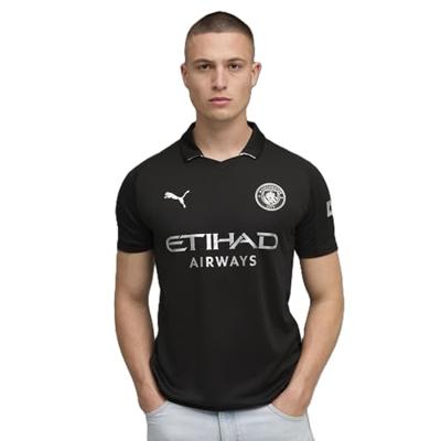 Manchester City Uit Shirt Senior 2025/2026 - Maat M - Kleur: Zwart | Soccerfanshop Manchester City Uit Shirt Senior 2025/2026 - Maat M - Kleur: Zwart | Soccerfanshop