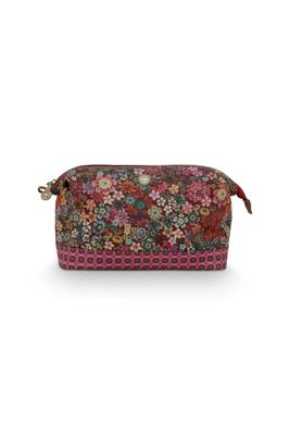 Pip Studio Pip Studio Cooper Cosmetic Purse Large Tutti i Fiori Pink 26x18x12cm