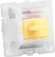 Sharkoon Switch Set Gateron Cap V2 Milky Yellow, 35 schakelaars - thumbnail