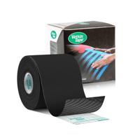 VetkinTape® Kinesiologie Tape voor dieren - Zwart (6cm x 5m) | 1 rol Kinesiotape voor paarden en honden | TÜV-gecertificeerd | Kinesiotapes met +25% meer kleefkracht | Voor professionals - thumbnail