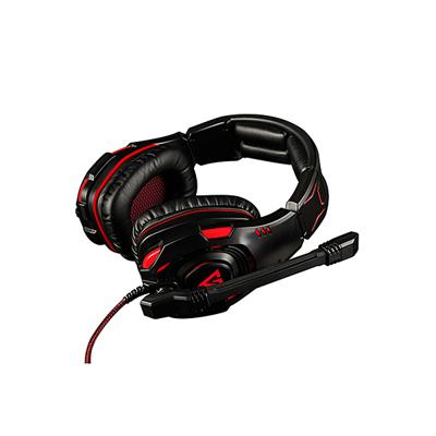 Modecom VOLCANO GHOST Headset Bedraad Hoofdband Gamen Zwart, Rood