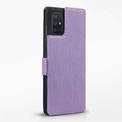 Qubits - slim wallet hoes - Samsung Galaxy S20 - Paars
