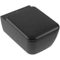 Villeroy & Boch Skyla Combi-Pack Wandhangend Met Twistflush Pure Black Ceramicplus - thumbnail
