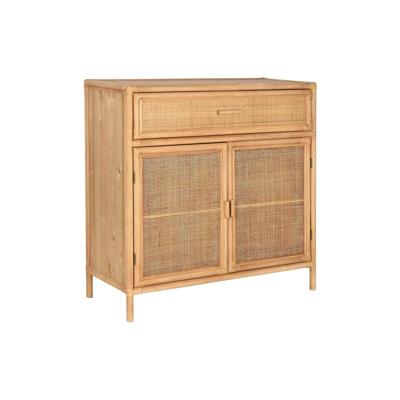 Dressoir Home ESPRIT Lichtbruin Rotan Spar 100 x 40 x 100 cm