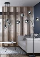 Trio Vide hanglampBalini zwart met smoke glas - 308590342 - thumbnail