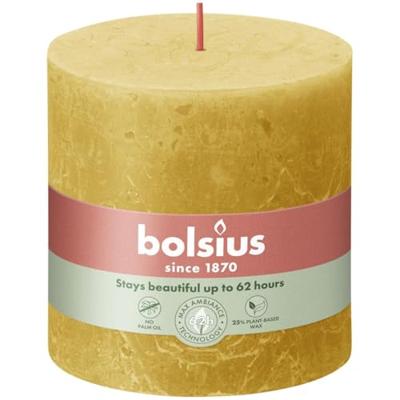 Bolsius Rustiekkaars shine 100/100 honeycomb yellow 1 Stuks Bolsius Rustiekkaars shine 100/100 honeycomb yellow 1 Stuks