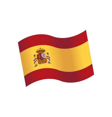 Houten Tafeldecoratie Spaanse Vlag (16st)