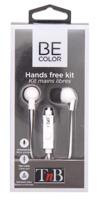 Tnb - TNB BE Color - in-ear hoofdtelefoon + microfoon - wit/zwart - thumbnail