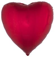 Folieballon Hart rood 80cm - thumbnail