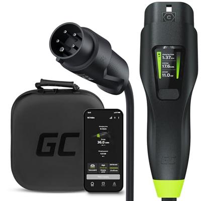 Green Cell Habu EV Mobiel laadstation Type 2 16 A 11 kW App Green Cell Habu EV Mobiel laadstation Type 2 16 A 11 kW App