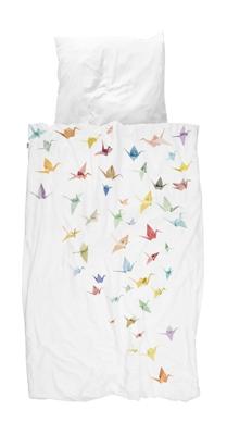 Snurk Crane Birds dekbedovertrek