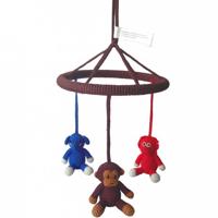 natureZOO Circle Mobile - Mr. Elephant, Mr. Monkey and Mrs. Orangutan hangend babyspeelgoed - thumbnail