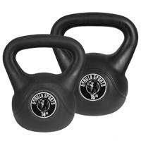 Voordeelset Kettlebells 14 en 16 kg Kunststof - thumbnail