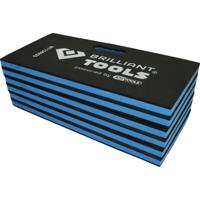 Brilliant Tools BT156920 Opvouwbare mechanische veiligheidsmat, 1200 x 400 x 23 mm - thumbnail