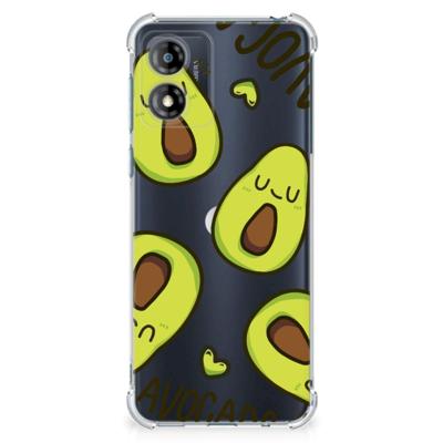 Motorola Moto E13 Stevig | Bumper Hoesje | Avocado Singing Motorola Moto E13 Stevig | Bumper Hoesje | Avocado Singing