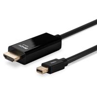Lindy 36928 Mini Diplayport HDMI Zwart kabeladapter/verloopstukje - thumbnail