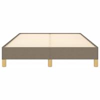 Bedframe zonder matras 120x190 cm stof taupe - thumbnail