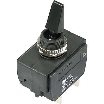 TRU COMPONENTS 1588057 TC-R13-448F3-01A-HR Tuimelschakelaar 250 V/AC 16 A 2x uit/aan IP56 Continu 1 stuk(s)