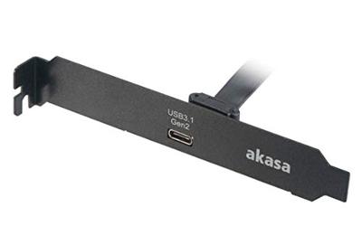 Akasa AK-CBUB37-50BK USB-kabel 0,5 m USB C Mannelijk Zwart Akasa AK-CBUB37-50BK USB-kabel 0,5 m USB C Mannelijk Zwart
