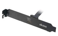 Akasa AK-CBUB37-50BK USB-kabel 0,5 m USB C Mannelijk Zwart - thumbnail
