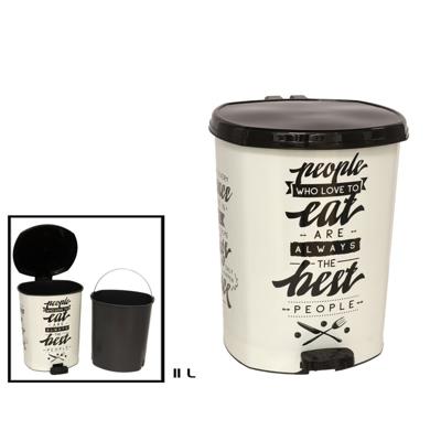 Gerimport Prullenbak Pedaal 28 x 26 x 33 People 11 Liter Gerimport Prullenbak Pedaal 28 x 26 x 33 People 11 Liter