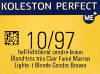 Wella Professionals Koleston Perfect Me+ Permanent Creme Colour 10/97 Lightest Blonde Cendre Brown 60ml - thumbnail