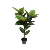 Ficus elastica 100 cm kunstplant Buitengewoon de Boet - Buitengewoon de boet - thumbnail