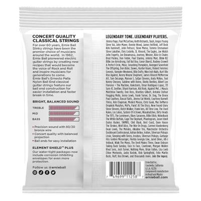 Ernie Ball 3409 Ernesto Palla Nylon Ball End snaren voor klassieke gitaar (3 sets) Ernie Ball 3409 Ernesto Palla Nylon Ball End snaren voor klassieke gitaar (3 sets)