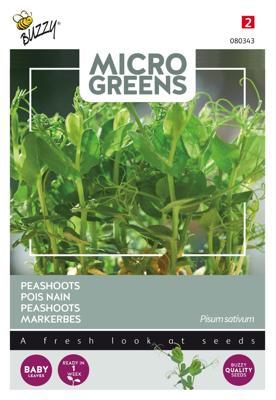 Zaden Microgreens Peashoots Buzzy - Buzzy