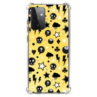 Extreme Case Samsung Galaxy A72 4G/5G Punk Geel - thumbnail