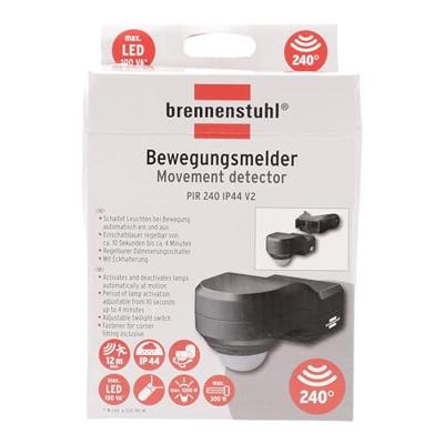 Brennenstuhl Bewegingsmelder infrarood - 240 graden - antraciet