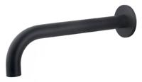Wiesbaden Wastafelkraan Uitloop Rond 26,3 cm Mat Zwart - thumbnail