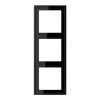 Jung LS983SW Afdekking Frame 3-voudig Zwart 1 stuk(s) - thumbnail