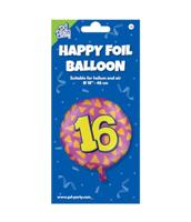 Paperdreams Happy folie ballon - 16 jaar - thumbnail